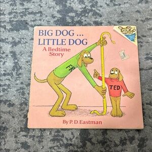 Scholastic Big Dog Little Dog Storybook - Pink Cover